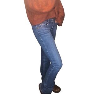Hollister Y2K Jean 5L 27/35 Medium Wash Venice Boot Street Western Boho Retro